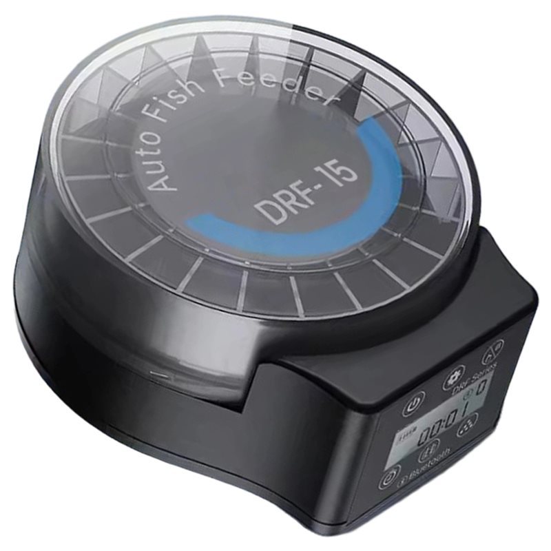 PROMO A19F-DRF-15 Automatic Fish Tank Feeder With Digital Timing Mechanism BT Remote Control Food Di