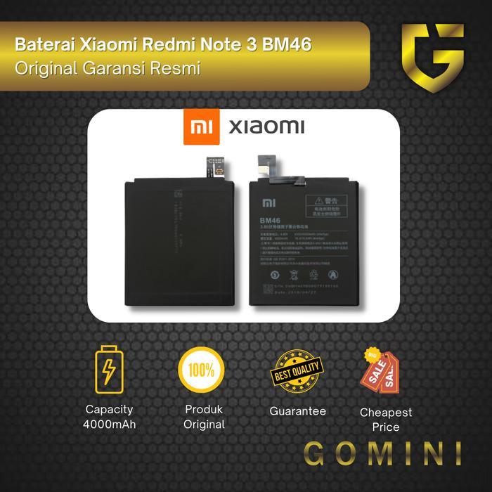 Baterai Xiaomi Redmi Note 3 Bm46 Bat Tanam Xiaomi Redmi Note3 Batre