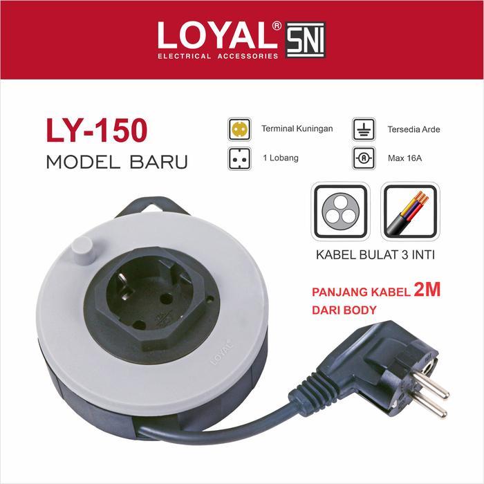 Loyal Kabel Roll 2 Meter Roll Kabel Mini Travel Ly 150 Ly150