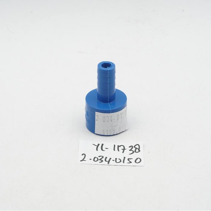 Blue 20mm to 10mm Konektor Adaptor Selang ke Pipa PVC Garden Irrigation PVC Straight Pipe Joint