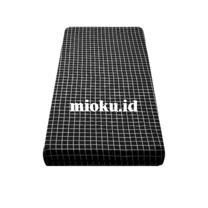 Set Sprei Resleting Kasur Busa Bahan Polymikro,Kain Bawah Spunbon Hitam Ukuran 90X180X5 & 90X180X10