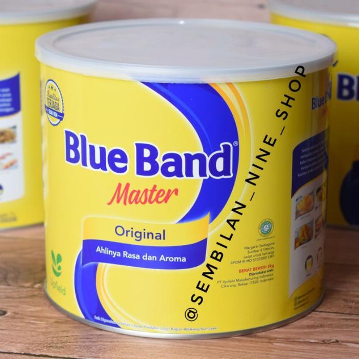 Blue Band Master Original Margarine 2 Kg Kaleng Mentega Blueband Produk Unggulan