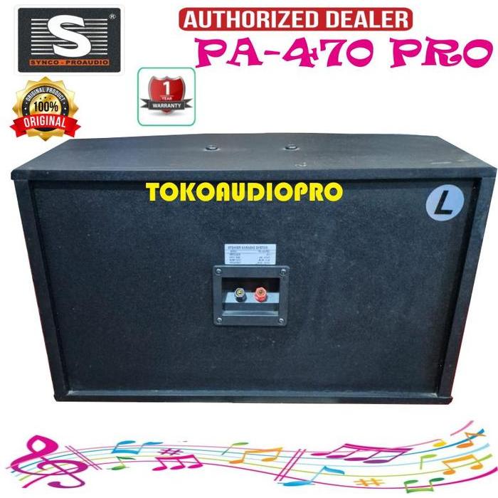 Synco Proaudio Pa470 Pro 10-Inch Speaker Pasif Synco Proaudio Pa-470 Pro Co