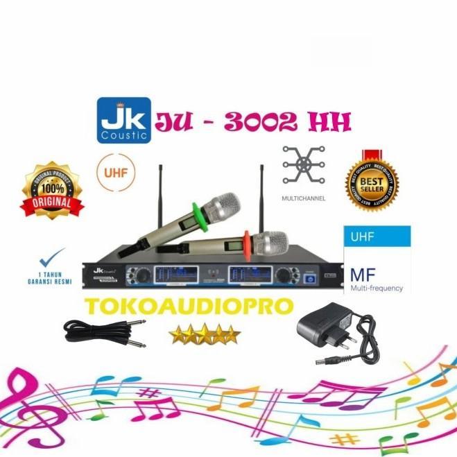 Mic Jk Coustic Ju-3002 Ju3002 Microphone Wireless Original Co