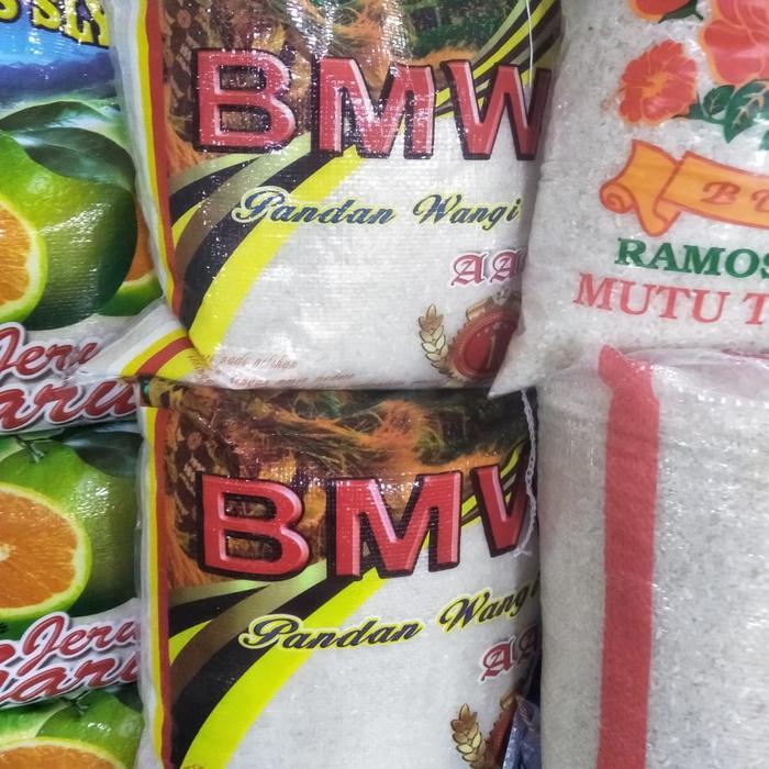 Beras Pandan Wangi Cap Bmw 5Kg/6Liter Pengiriman Instant Saja