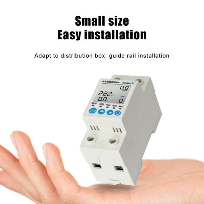 WIFI ENERGY METER MONITOR SMART SWITCH KWH VOLTAGE CURRENT METER LEAKAGE PROTECTION POWER METER
