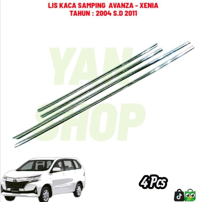 Ready Lis Kaca Samping List PINTU Avanza Xenia 2004 2005 2006 2007 2008 2009 2010 2011 stenlis Car