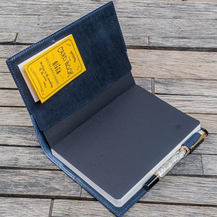 Galen Leather Leather Slim B6 Notebook Planner Cover
