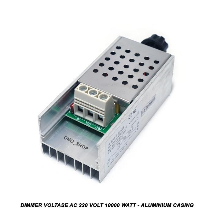 Dimmer Voltase Ac 220 Volt 10000 Watt - Aluminium Casing