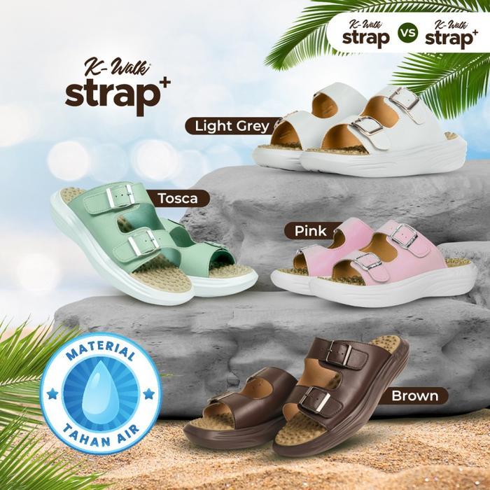 Premium Sandal K-Walk Strap Plus Sandal Rematik Jaco Sandal Kesehatan Original