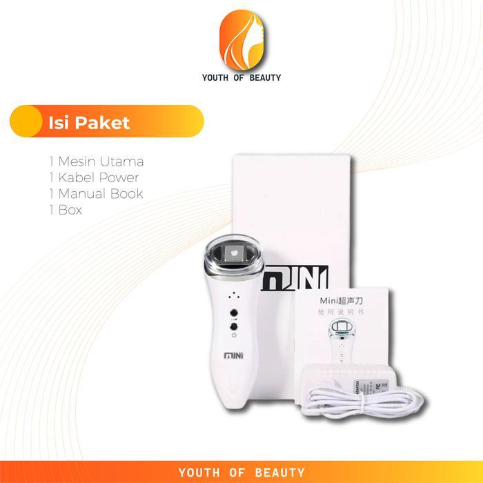 Alat Kecantikan Wanita Ultrasonic Mini Hifu Perawatan Wajah Anti Penuaan Kerutan Mengencangkan Kulit