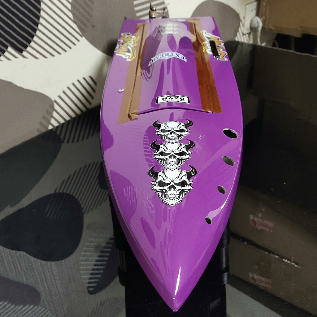 74cm RC Boat H620 Remote Control Speedboat Fiberglass Material High Strength Hardware RC Ships Hull