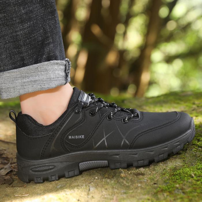 Eiger - Sepatu Hiking Hitam Pria Sneakers Cowok Kekinian Boots Shoe Sepatu Pria Casual Antiselip