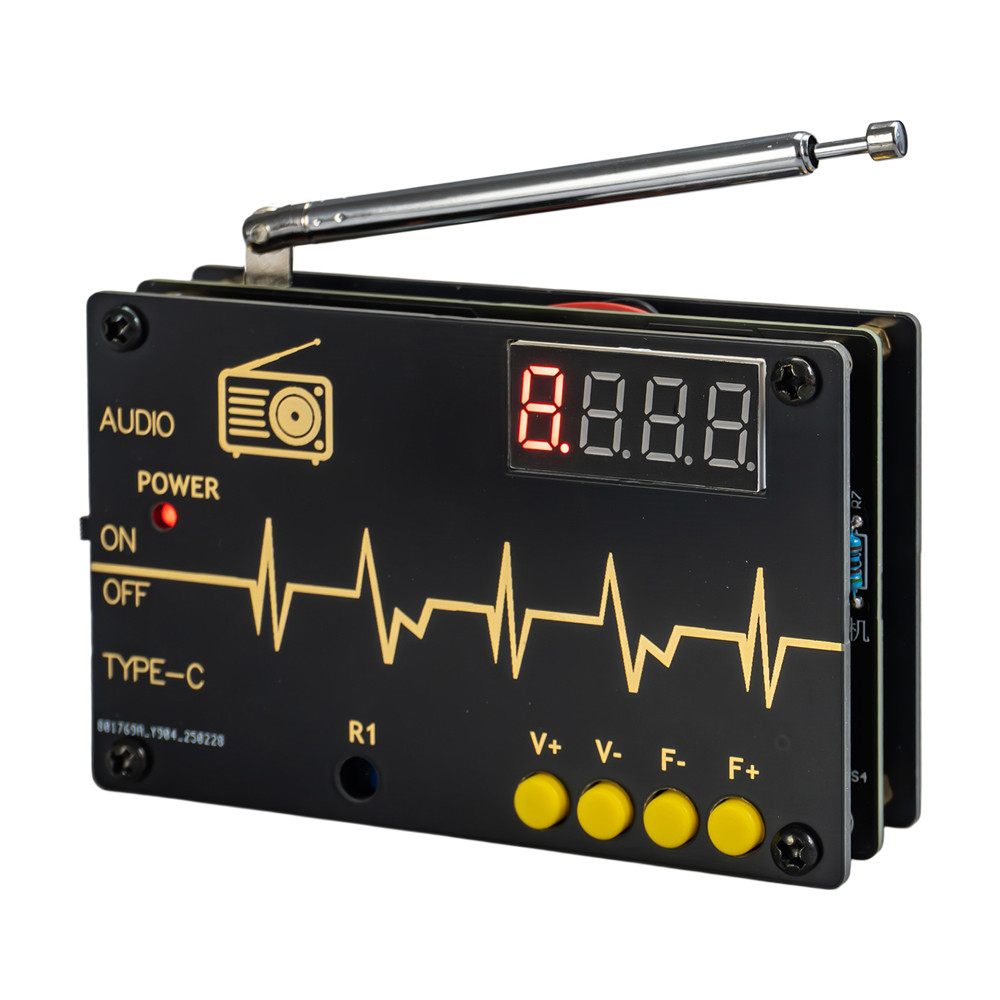 DIY Electronic Kit RDA5807M FM Radio 87-180MHz with Digital Tube Display STC15 Microcontroller