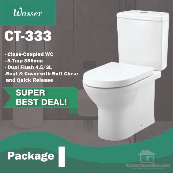 PROMO SPESIAL Wasser Closet CT-333 / Kloset Duduk