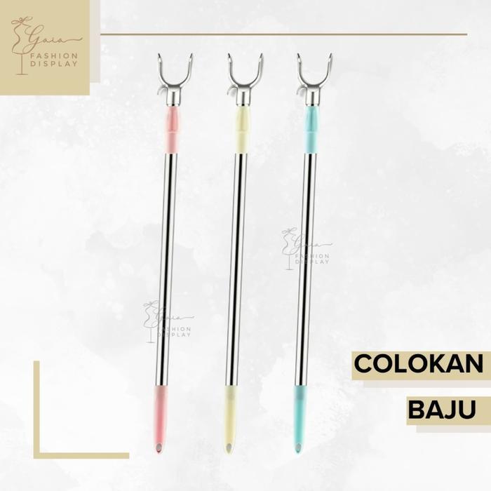 Galah Baju Tongkat Baju Sodokan Baju Galah Besi Sodokan Tongkat Gantungan Baju Besi Premium Galah