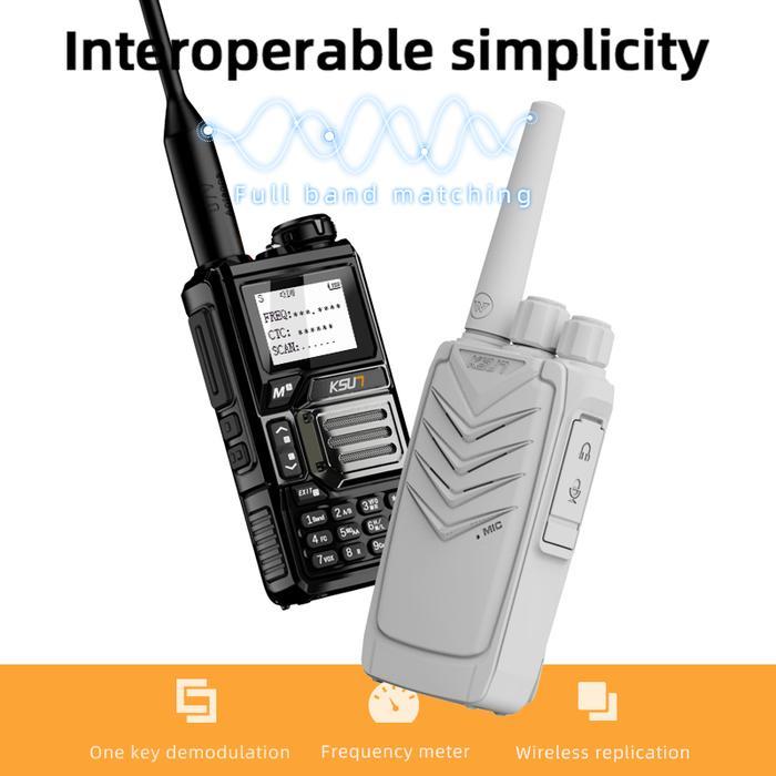 KSUN X-TFSI WALKIE TALKIE ALLBAND HANDY TALKY 200 CHANNELS HT JARAK JAUH 5KM