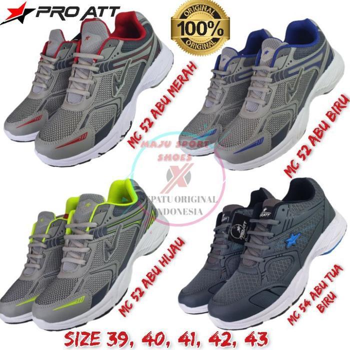 PRO ATT MC 52 53 54 - SEPATU SNE Kasual KERS OLAHRAGA ORIGINAL Casual Karet Shoes Pria Sport Hitam