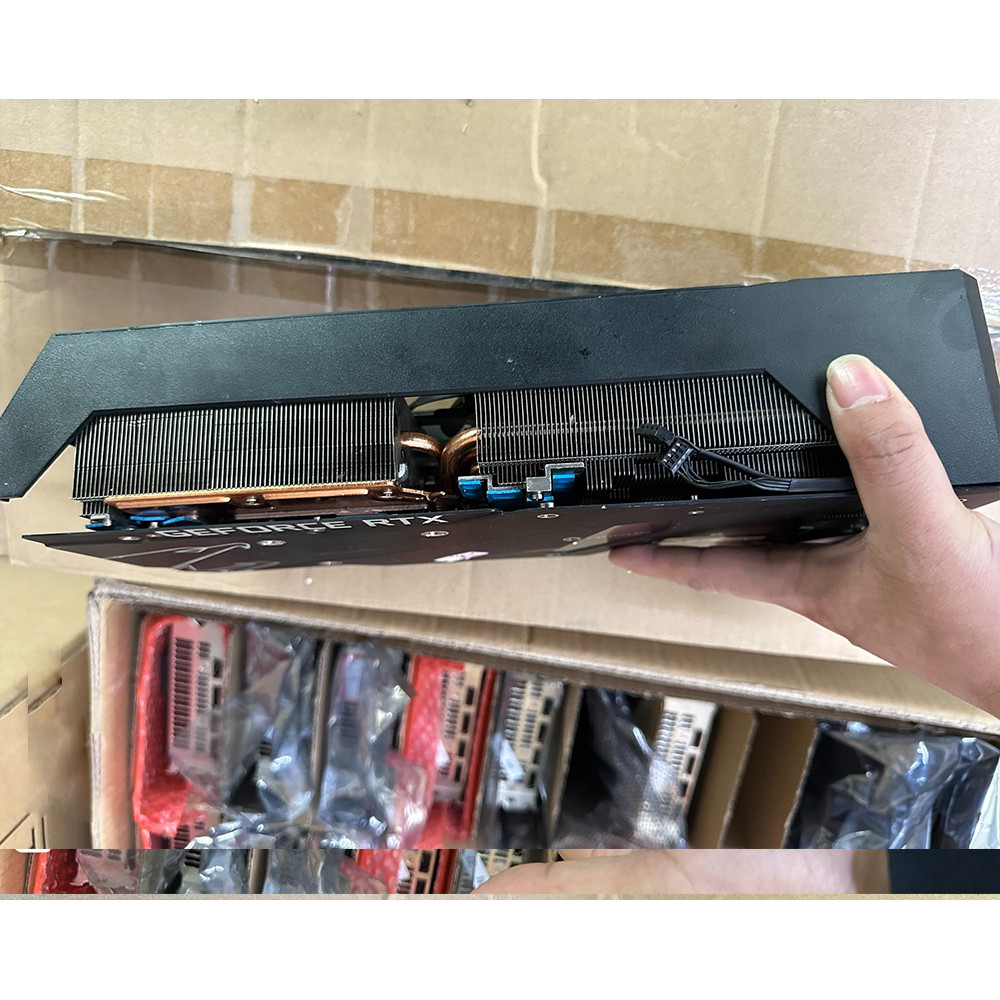 Original Used For Gigabyte RTX3090 Aorus Graphic Card Heatsink Cooling Fan (without PCB board)