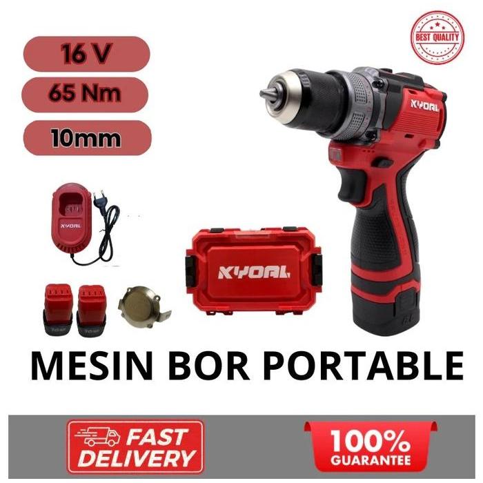 Bor Baterai 2 Pcs 18 V/ Mailtank Cordless Drill Sh 189 18V