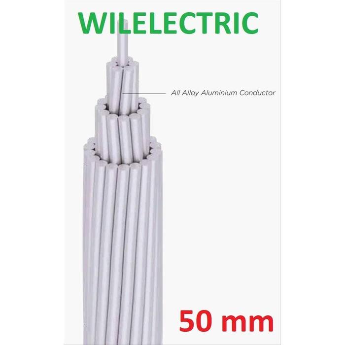 Kabel listrik Aluminium / Al conductor A3C / AAAC 50 mm mm2 / 50mm
