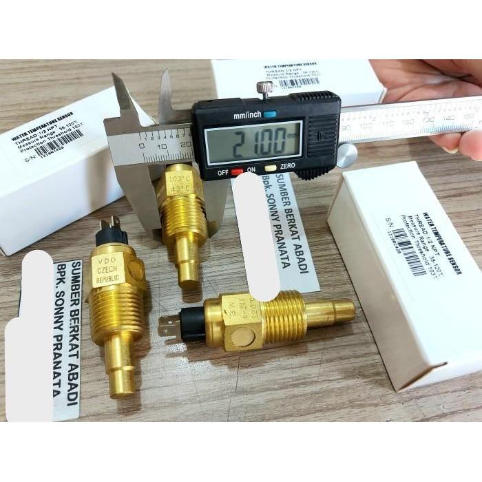 Vdo Switch Water Coolant Temperature Sensor Vdo Sender Suhu Air 120C Vdo Water Sender Sensor Suhu