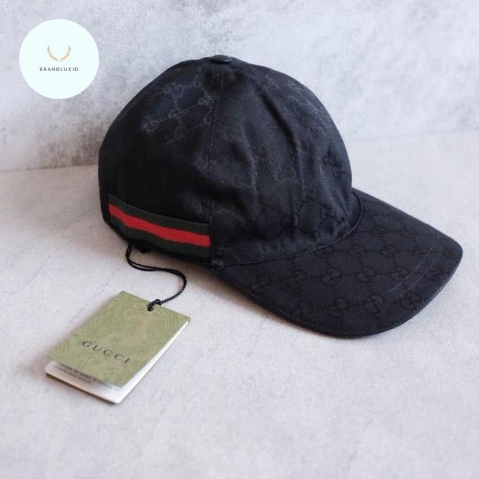 Gucci gg baseball cap in black