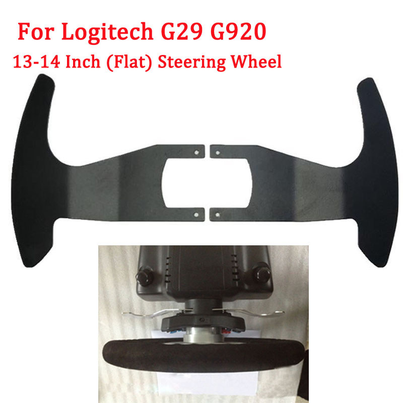 Flat Paddle Shifters for Logitech G29 G920 13-14 Inch (flat) Steering Wheel Racing Car Game