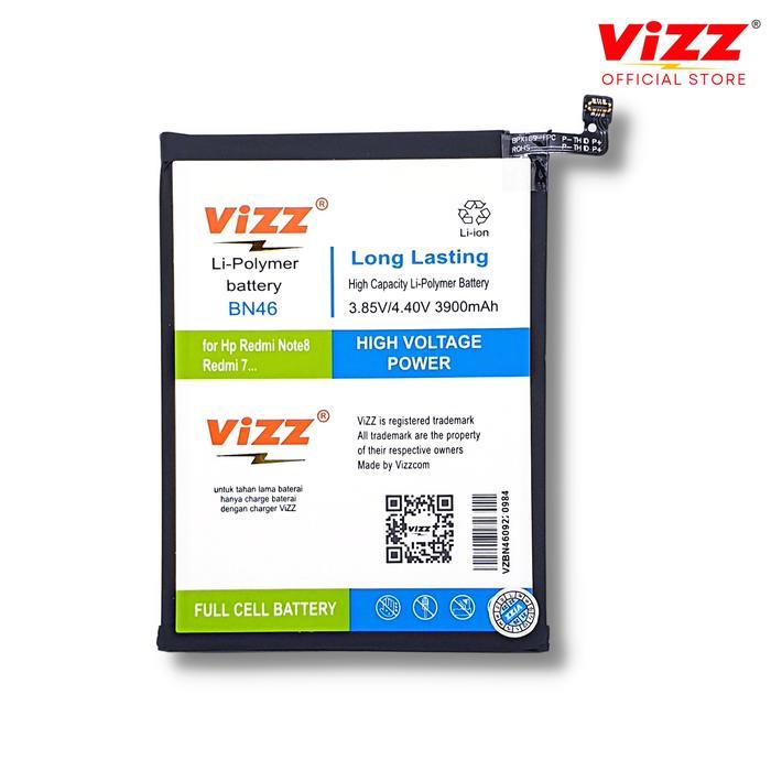 Vizz Baterai Xiaomi Bn46 Redmi 7 Original