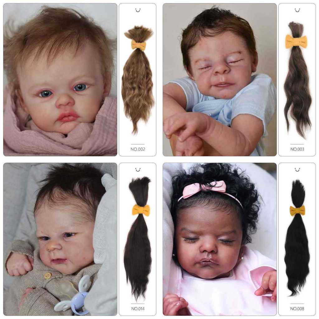 witdiy/23-26cm/mohair doll hair/organic hair/mohair hair bundles/Schengen hair/reborn doll