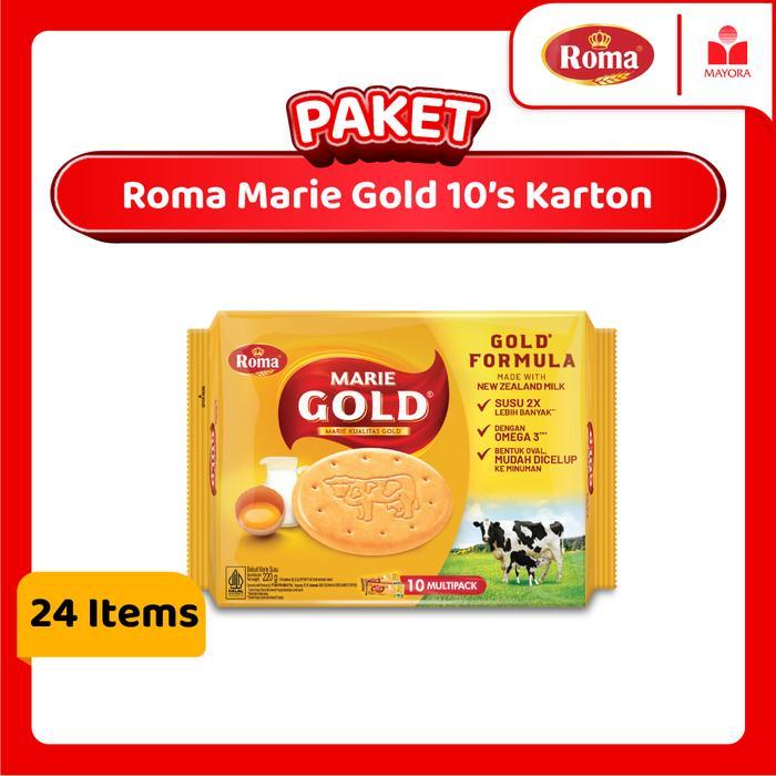 Paket Roma Marie Gold Double Milk 10's Karton