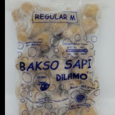 Dilamo Baso Bakso Sapi Reguler M 400Gr Isi 50 Biji