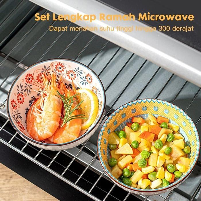 Eatkit Hampers Mangkok Set Hampers Mangkok Keramik Gift Set Hampers Souvenir Bohemian Style