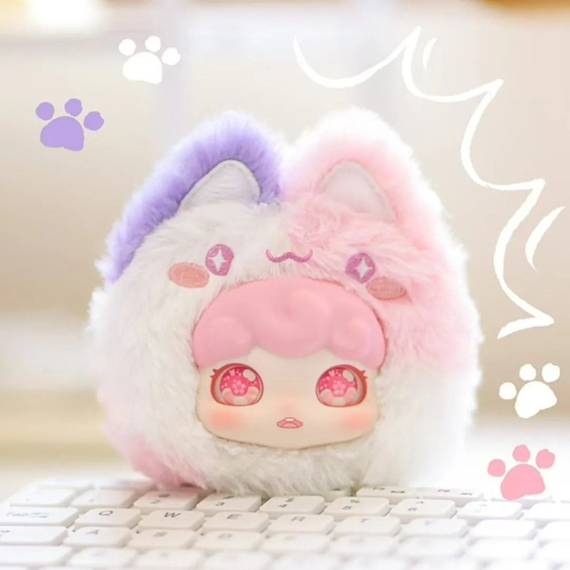 Original Domi Splice World Kawaii Blind Box Soft Cute Doll Backpack Pendant Exquisite Ornament