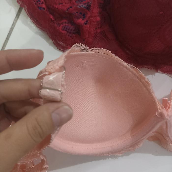 Bra Brukat Renda Kawat Wanita Remaja Dewasa Bra Bh Kawat Cup Medium Co
