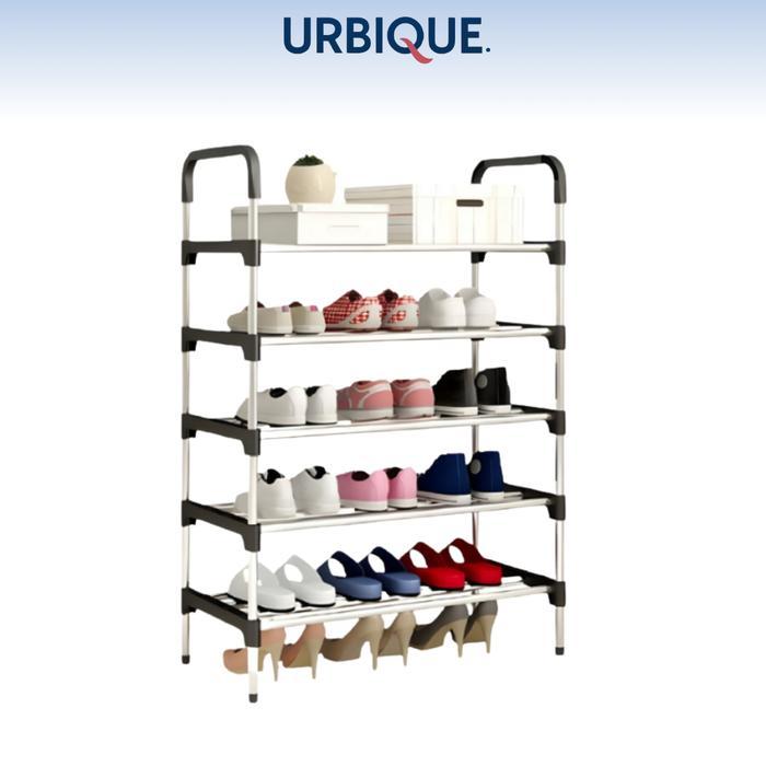 URBIQUE - COD Rak Sepatu Plastik 4 5 Susun Rak Multifungsi Gantungan Rak Estetik Rak Tempat Sandal