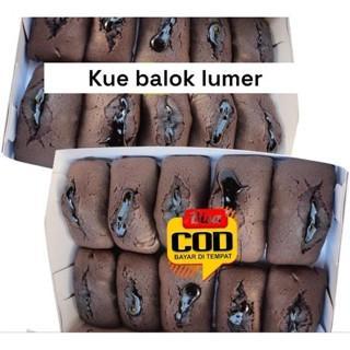 Promo KUALITAS SUPER ORIGINAL 5 POTONG KUE BALOK LUMER KUE BALOK BRONIS LUMER TANPA TEPUNG