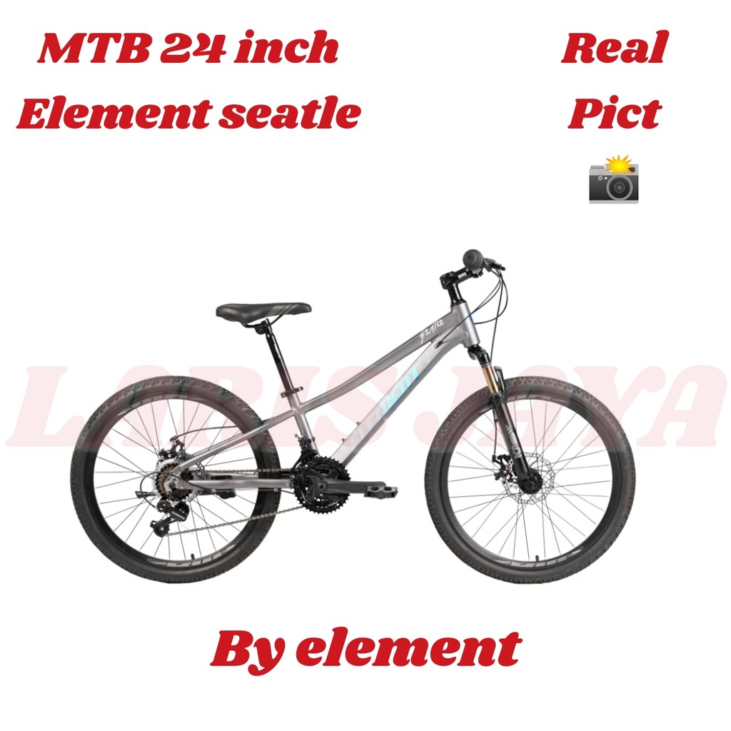 SEPEDA GUNUNG 24 INCH ELEMENT SEATLE FRAME ALLOY , MTB 24 ELEMENT
