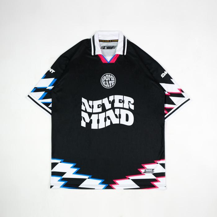 "New" DMNT Jersey Vintage Retro Casual Nevermind Black
