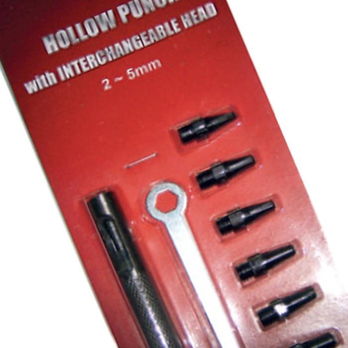 KRISBOW SET HOLLOW PUNCH 2-5 MM