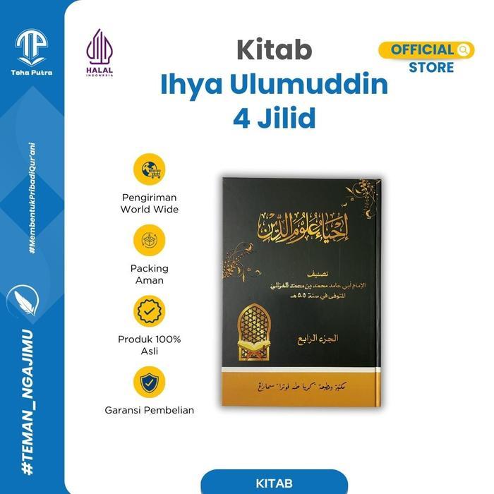 ASLI Kitab Ihya Ulumuddin 4 Jilid Toha Putra READY STOCK