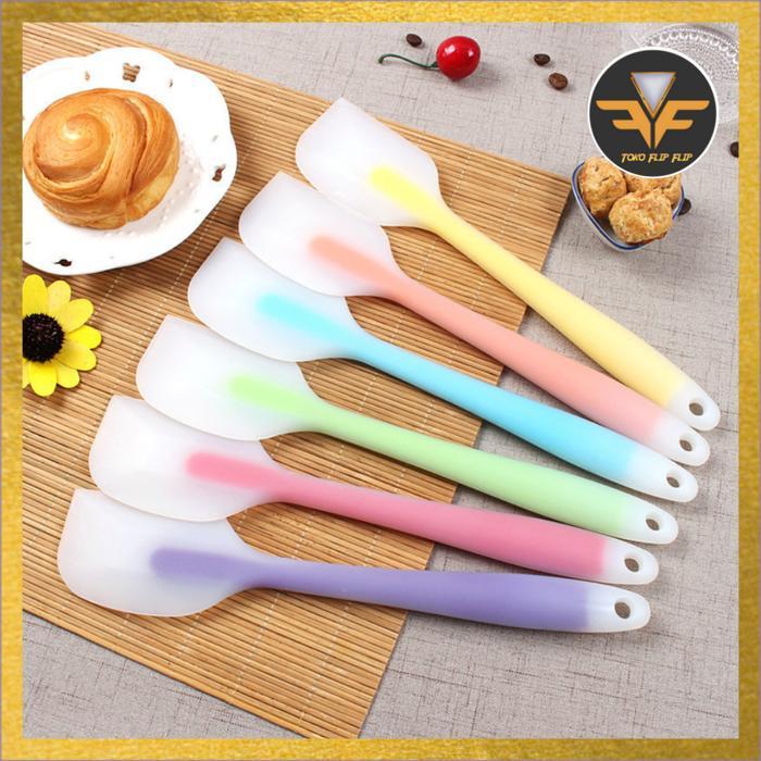 Spatula / Sodet Teflon Medium Solet Silicone Tahan Panas - 28 CM - Food Grade Silikon Kitchenware