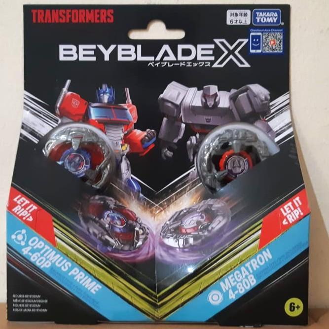Terlaris BeybladeX Bx-00Transformers Optimus Prime 4-60P And Megatron 4-80B