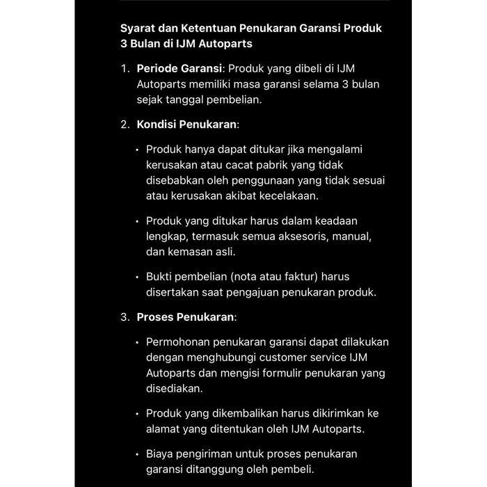 Master Rem Central Rem Atas Suzuki New Carry TAYO Birkens