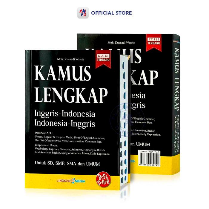 Kamus Bahasa Inggris / Kamus Lengkap Inggris - Indonesia Indonesia - Inggris HARD COVER Untuk SD SMP