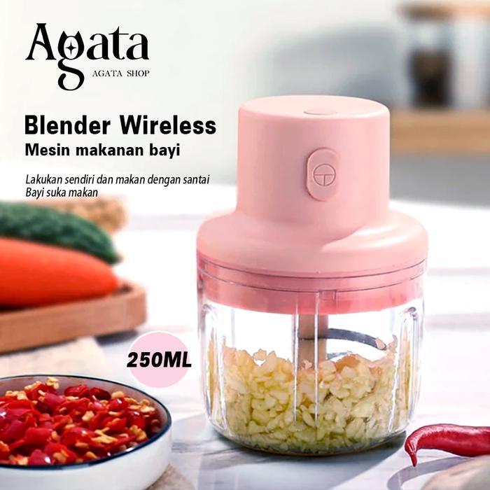 Philips - Blender Portabel Elektrik Tanpa Kabel /Usb Mini Multifungsi Chopper Bumbu Dapur Praktis