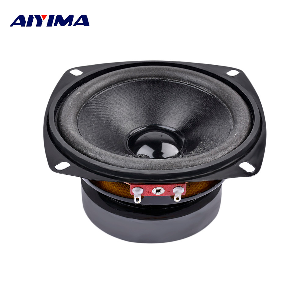 AIYIMA Audio 4 Inch Portable Full Range Sound Speaker 8 Ohm 50W TV Computer Woofer Audio Speakers