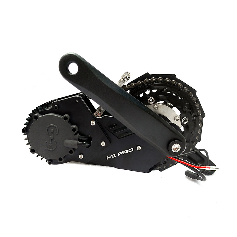 M1 PRO Mid Drive Motor Kit 48V 500W Power, 200-220RPM 120Nm Torque Efficiency for Mountain Bike