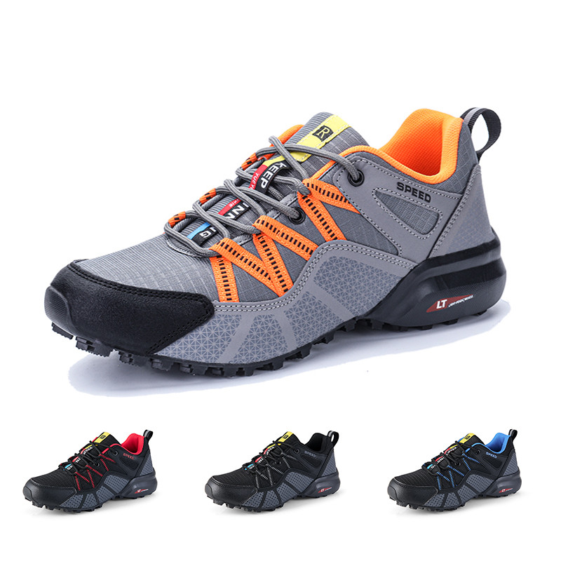 Men'S Cycling Shoes Non-Slip Grip Mountain Bike Shoes Casual Road Cycling Shoes Comfortable Hiking