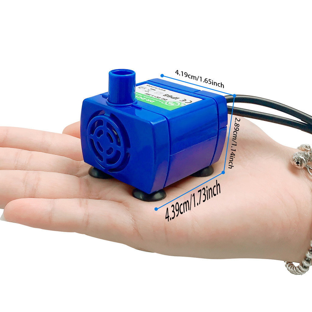 Cat Water Dispenser Pump Pet Water Dispenser Pump Usb Replacement Pump Submersible Motor Stainless